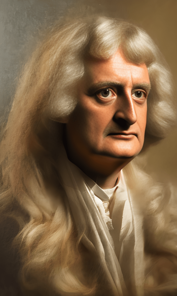 Portrait of Isaac Newton