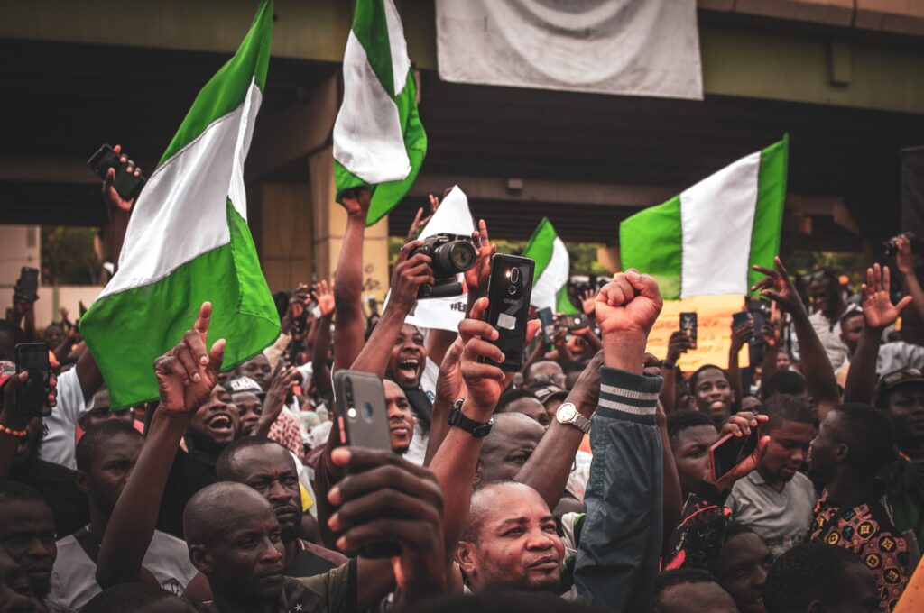 A new dawn 

Photo by Tope A. Asokere: https://www.pexels.com/photo/people-protesting-on-the-street-5789323/